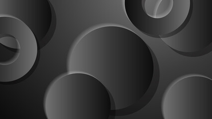 Abstract black background. Vector abstract graphic design banner pattern background template.