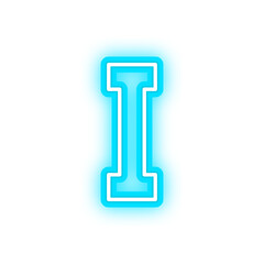 neon roman numeral