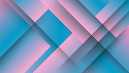 Abstract blue and pink background. Vector abstract graphic design banner pattern background template.