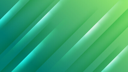 Fototapeta premium Abstract green background. Vector abstract graphic design banner pattern background template.