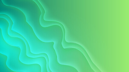 Abstract green background. Vector abstract graphic design banner pattern background template.