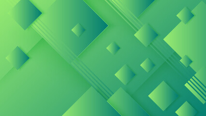 Abstract green background. Vector abstract graphic design banner pattern background template.