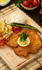 Dishes From Fish Background Very Cool