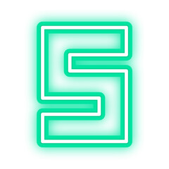 neon number