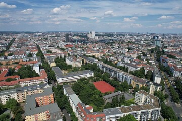 Berlin, Blick vom Hohenzollerndamm in die Sächsische Straße 2022