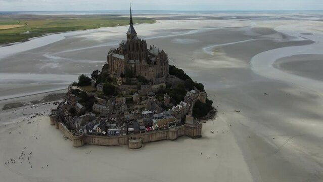 fairy tale castle at a glance Mont Saint-Michel instagram picture