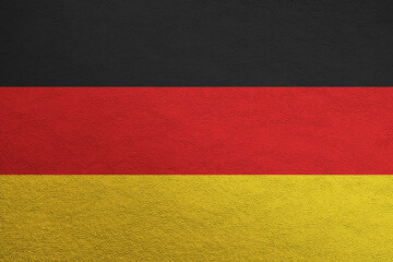 Modern shine leather background in colors of national flag. Germany