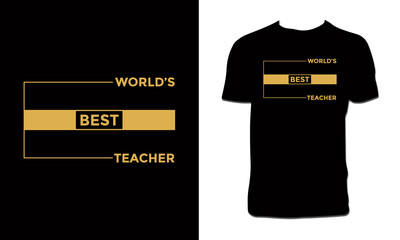 Teacher Vector T Shirt Design 
