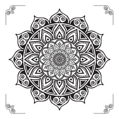 Creative, Modern, Abstract and Professional Luxury Ornamental Mandala Background Design or Pattern Design Vector