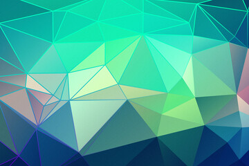 Geometric Abstract Background Low Poly Design