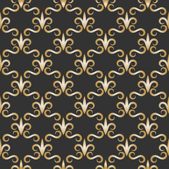 luxury gold floral texture seamless pattern