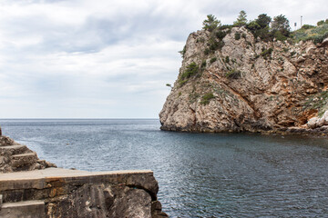 rocks in the sea