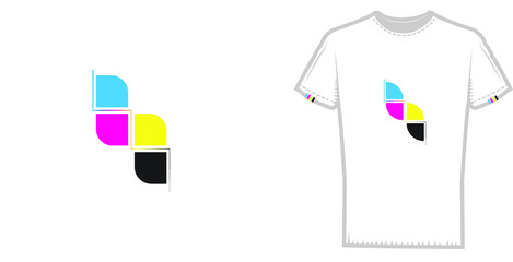 illustration of a drawing of a pencil, CMYK Color and arts