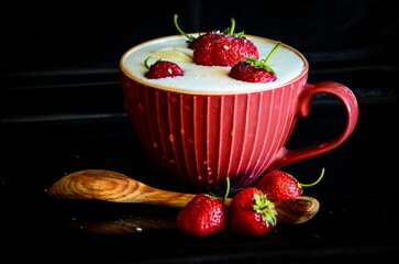 strawberry and cream