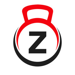 Letter Z Fitness Gym Logo Vector Template. Fitness Logo Element on Alphabet Z Symbol