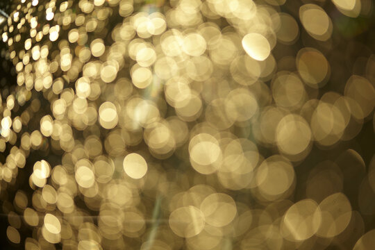golden blur background, Christmas background