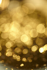 Obraz premium golden blur background, Christmas background