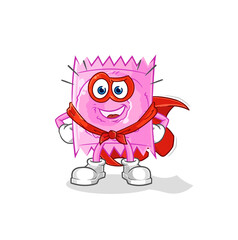 condom heroes vector. cartoon character