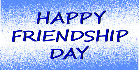 Text banner international friendship day. Vector.