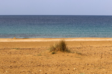 Mediterranean coast in northern Israel