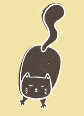 illustration of a cat