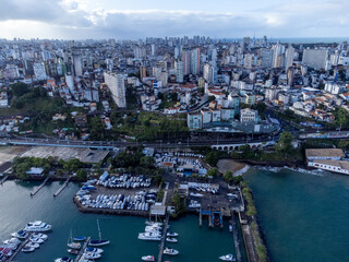 The beautiful and extensive Salvador, one of the largest capitals of Brazil in Bahia