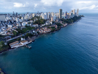 The beautiful and extensive Salvador, one of the largest capitals of Brazil in Bahia