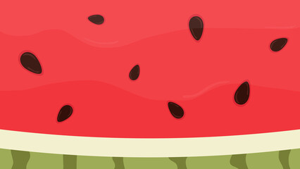 Background wallpaper watermelon with bright seeds