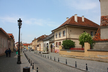 Fototapeta na wymiar Historic architecture of Rasnov, Romania