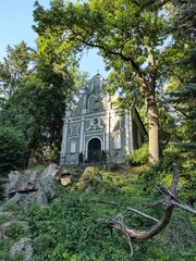 Fototapeta premium old stone chapel