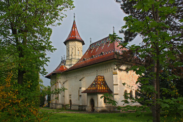 Fototapeta na wymiar Orthodox Monastery of St. John the New in Suceava, Romania
