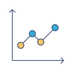 marketing growth progress chart icon