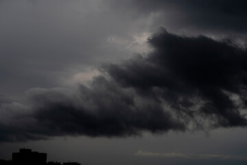 Fototapeta premium Thunderclouds before rain. storm sky