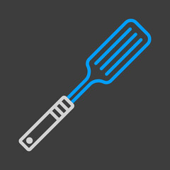 Kitchen spatula vector icon. Kitchen appliances