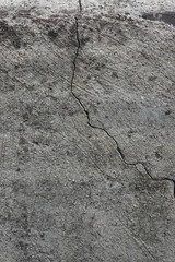 old cracked wall