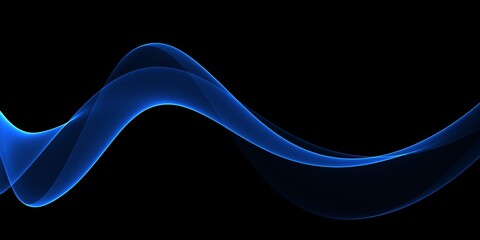 Soft blue wave gradient mesh wallpaper. Dark blue and light blue color gradient. Beautiful, cool, and modern dark background wallpaper
