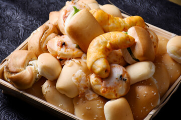 Arabic homemade traditional buns food