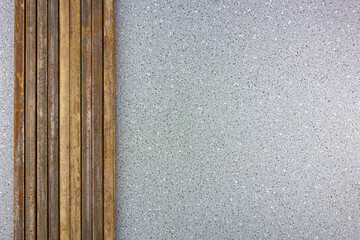 Metal rusty bars with place for text. Metallic square iron strips or bars.Iron bars industrial metal on background for text.