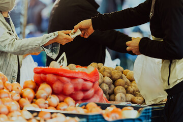 Shopping for a bazaar in Antalya - Turkey
