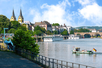 Fototapeta premium Koblenz am Deutschen Eck