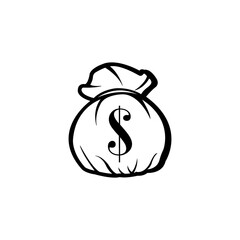 saving money icon logo vector design template