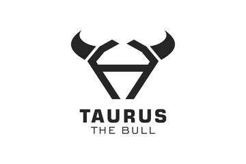 Letter H logo, Bull logo,head bull logo, monogram Logo Design Template Element