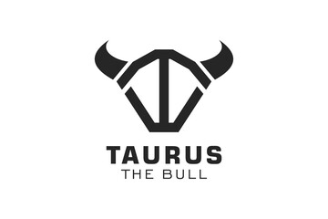 Letter T logo, Bull logo,head bull logo, monogram Logo Design Template Element