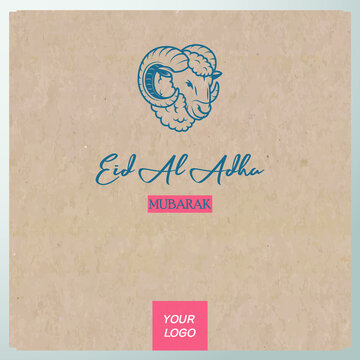 Eid Al Adha, Eid Mubarak, Kurban Bayramı Post Design