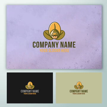 Coffee Logo blue and color vector design