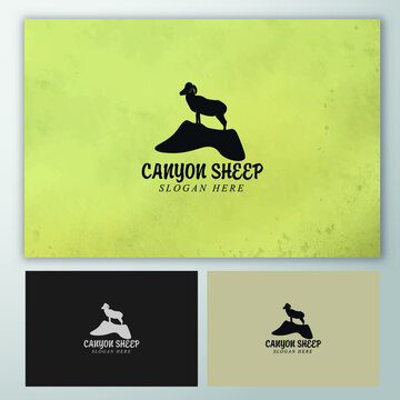 Bison Bull, Sheep Logo vector design