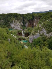 Fototapeta na wymiar Lacs de Plitvice, Croatie 