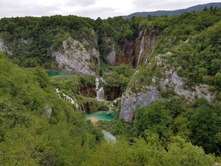 Fototapeta na wymiar Lacs de Plitvice, Croatie 