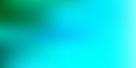 Light blue, green vector abstract blur background.