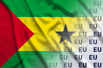 Sao Tome and Principe flag EU symbol agreement